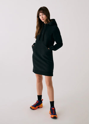 Yonder Hoodie Dress - Black