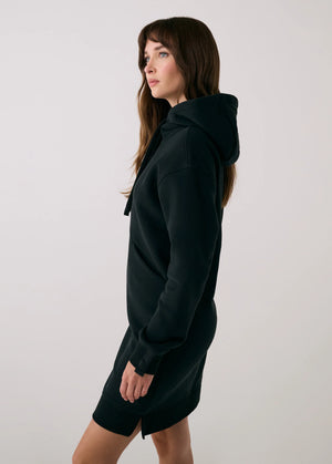 Yonder Hoodie Dress - Black