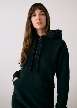 Yonder Hoodie Dress - Black