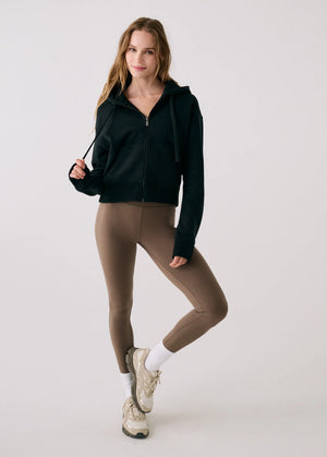 Yonder Full Zip Hoodie - Black