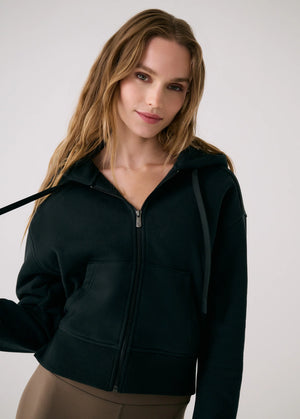 Yonder Full Zip Hoodie - Black