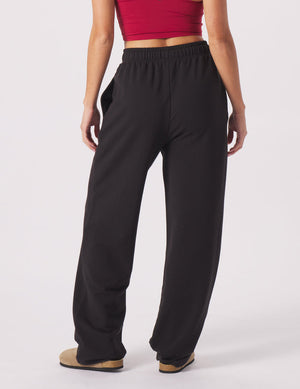 Straightleg Sweatpant: Black