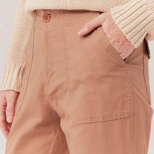 Woven Twill Utility Jogger - Clay