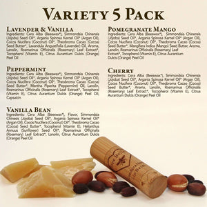 Five Pack of Lip Balm Gift Box