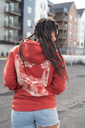 Fireside Unisex Hoodie - Paprika