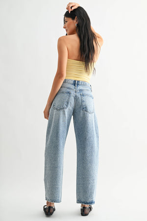 Barrel Jean - Light Wash