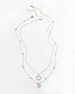 Sun + Sea Keshi Pearl Necklace Set