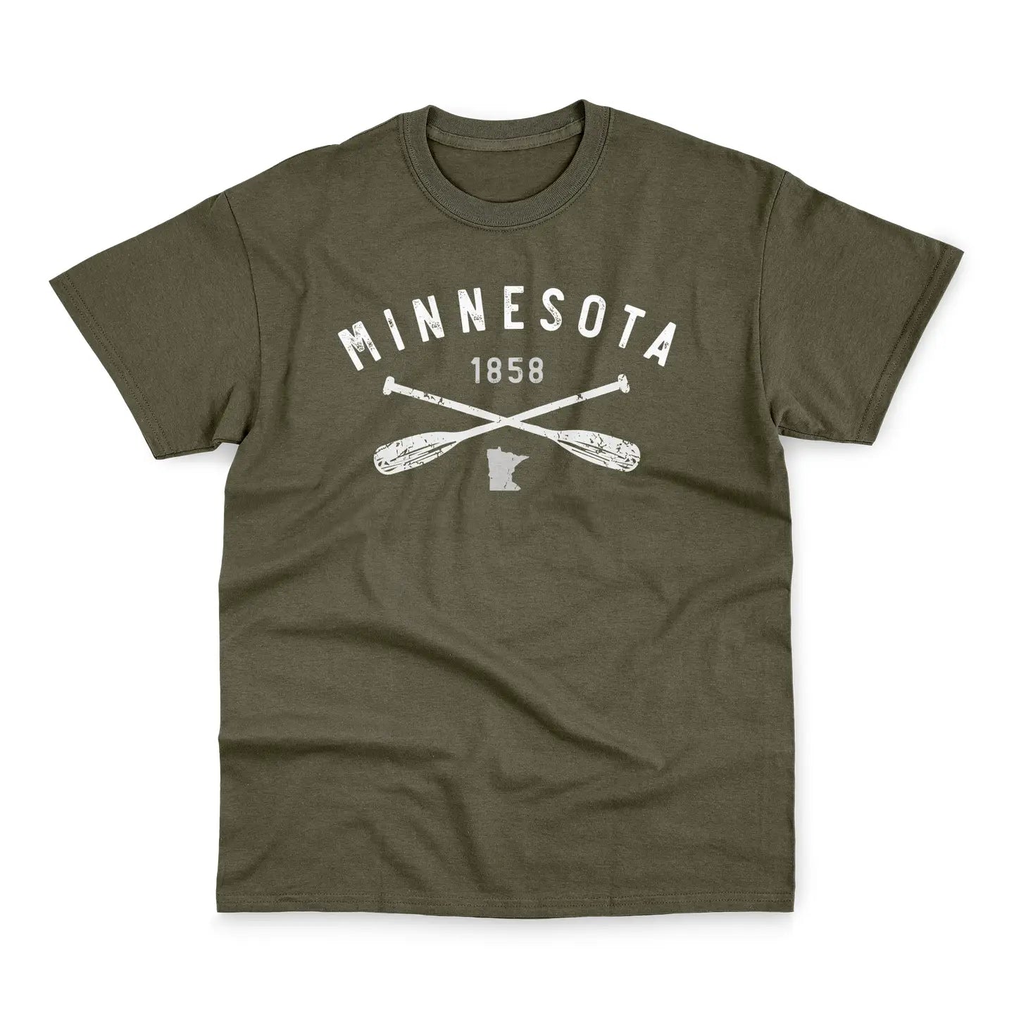 Minnesota 1858 T-Shirt - Military Green