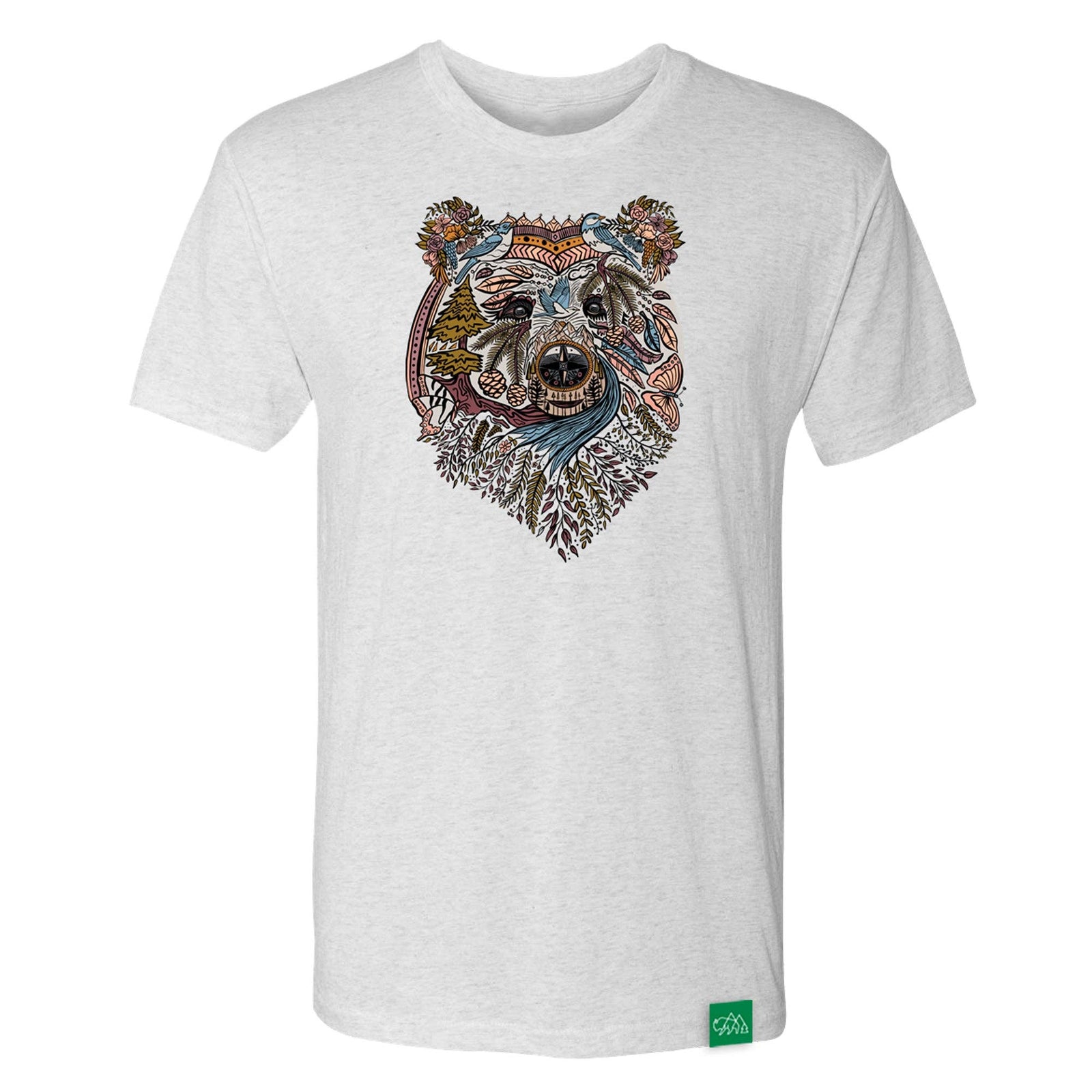 Boho Bear Unisex Triblend T-Shirt