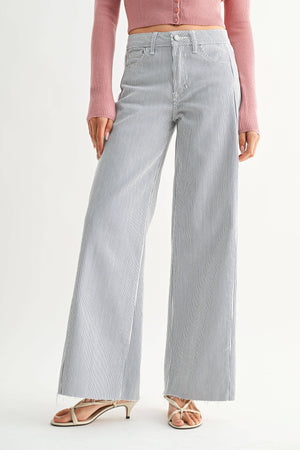 The Side Stripe Wide Leg Jean