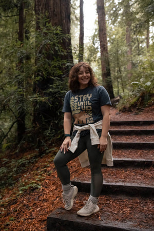 Bear Tree Unisex Tee - Heather Forest