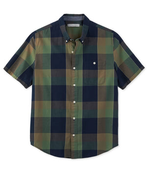 Atlantic Short Sleeve Madras Shirt - Navy Balsam