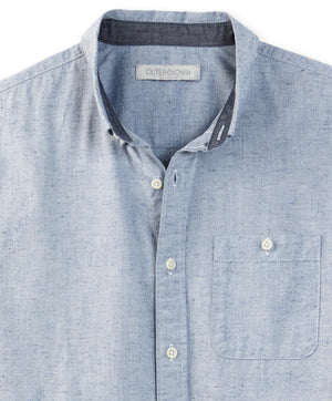 Atlantic Short Sleeve Chambray - Azure Blue