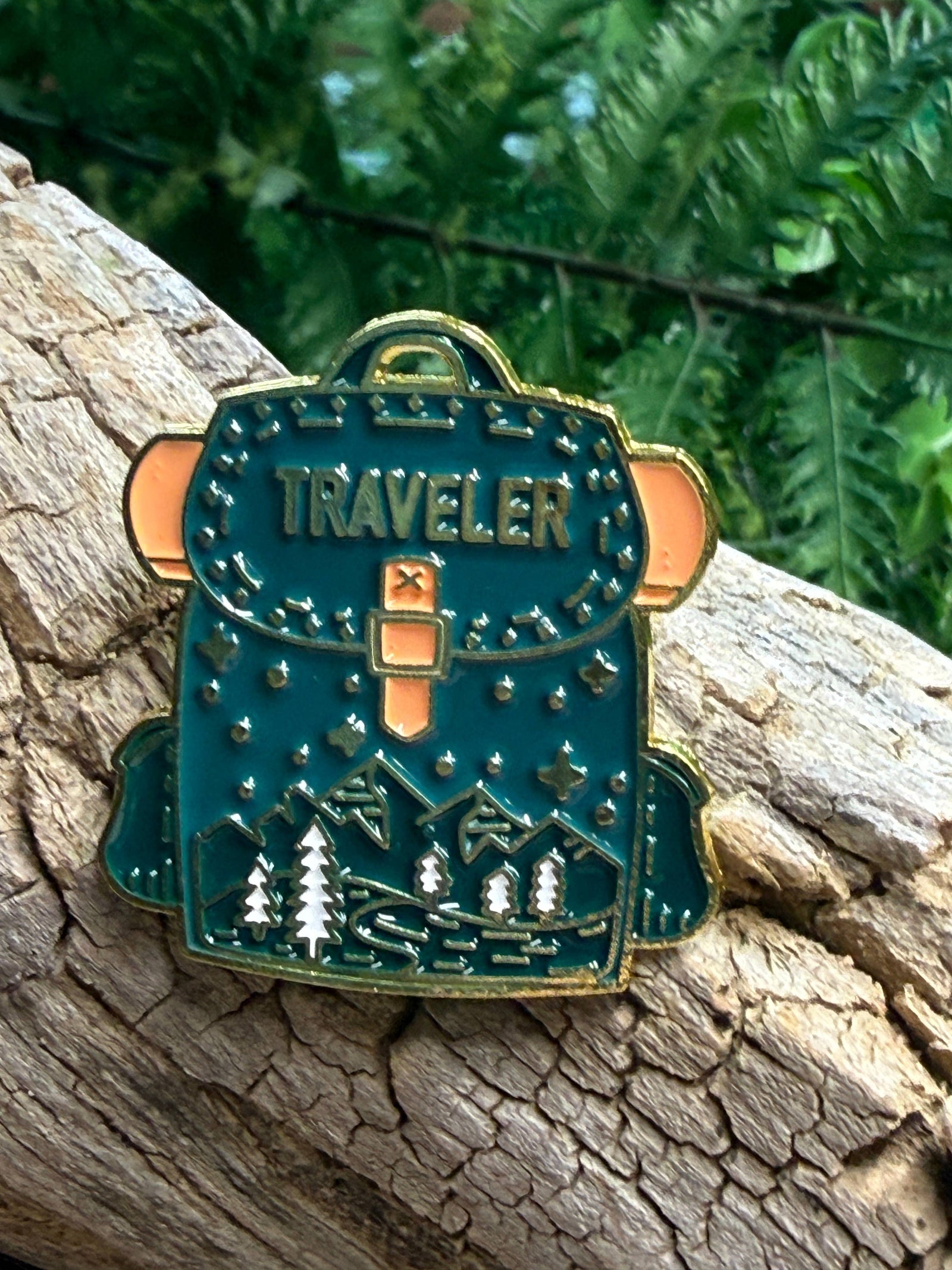 Back Pack Traveler - Metal Lapel Pin