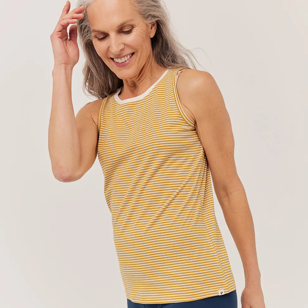 Women Organic Rib Tank Top - Sandstone Orange – Colorful Standard