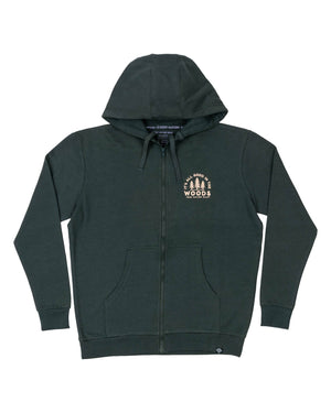 Good In The Woods Zip-Up Hoodie - Heather Forest