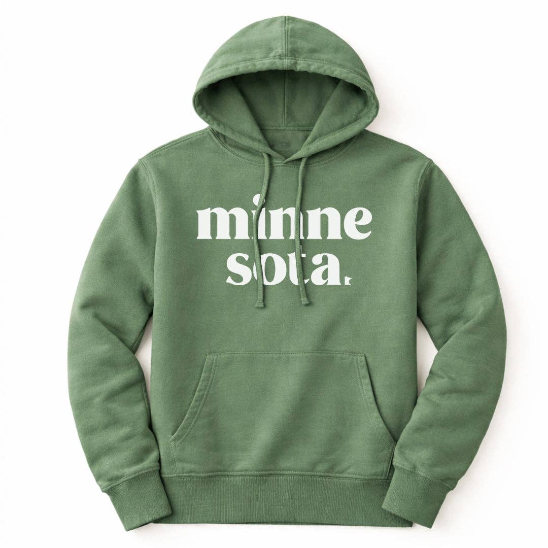 Stacked MN Hoodie - Safari