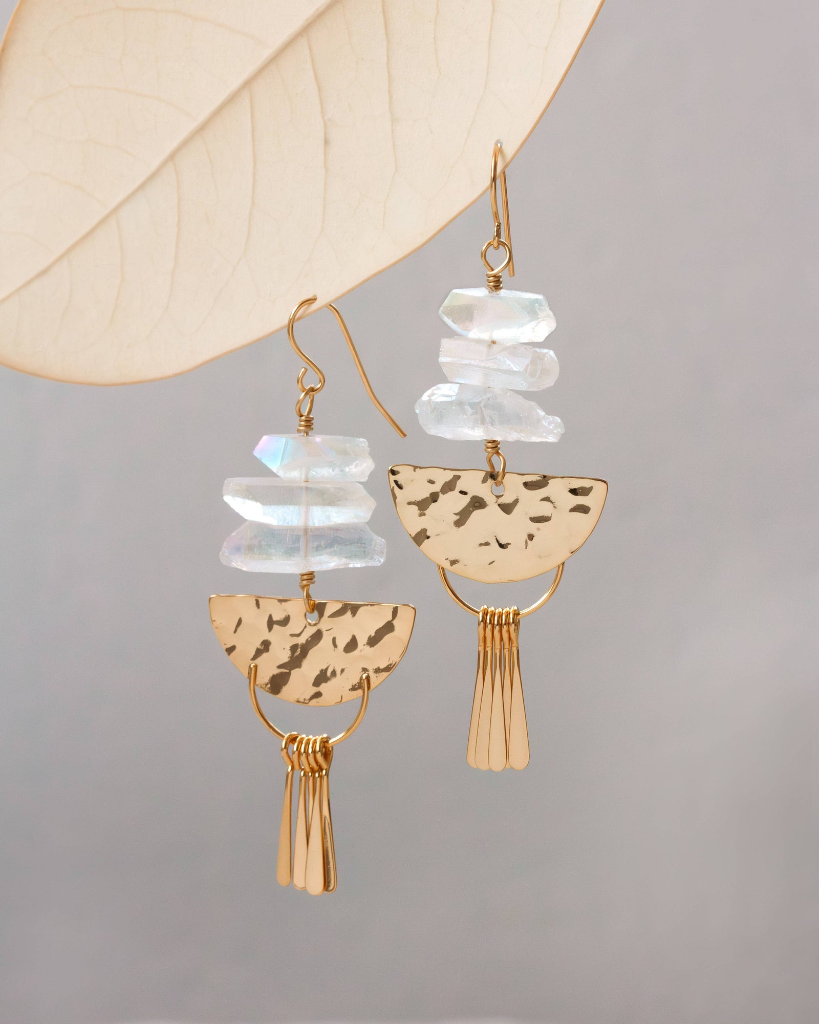 Desert Fringe Quartz Earrings