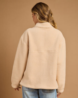 Heritage 1/4 Zip Fleece - Oat