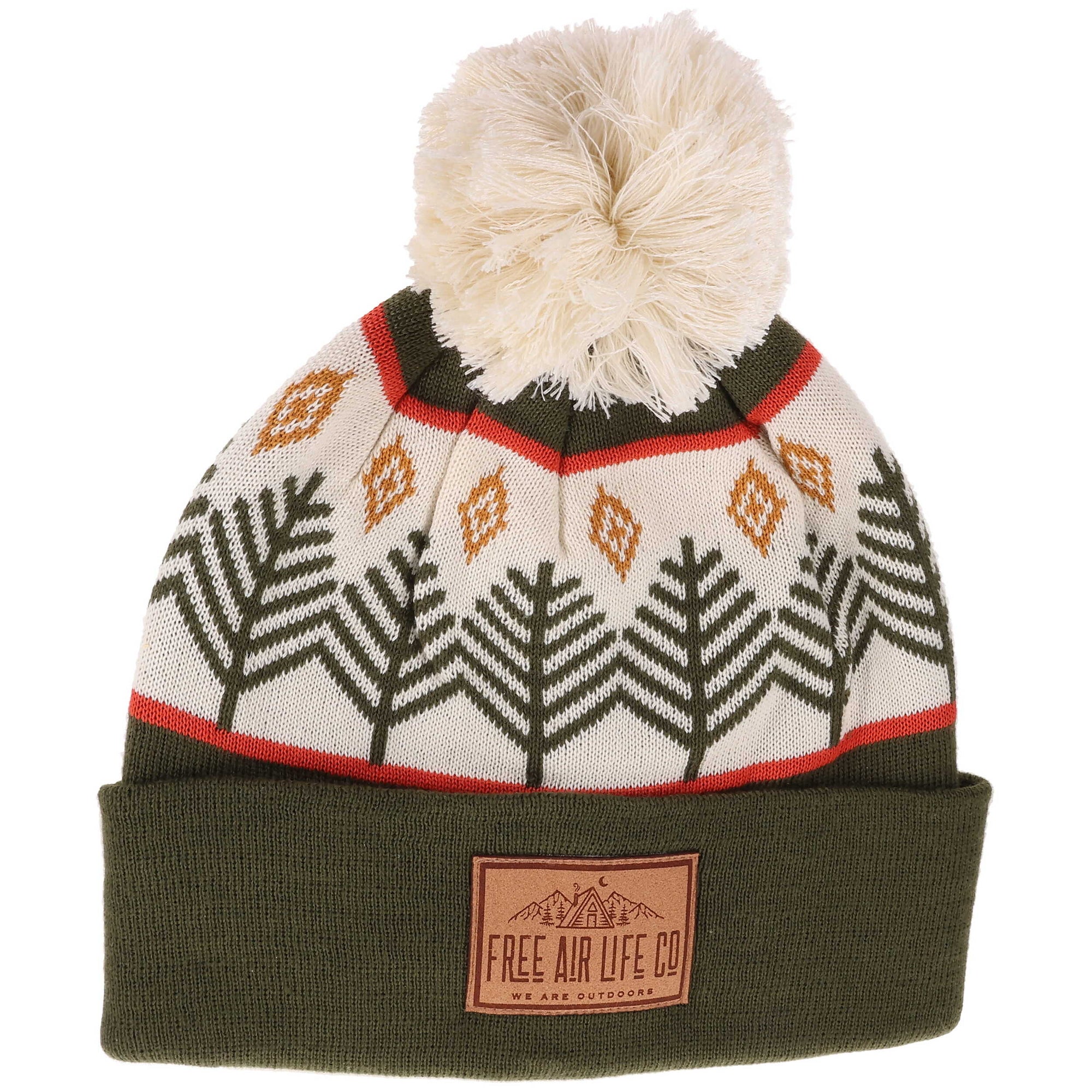 Grand Recycled Beanie - Rustic Trees