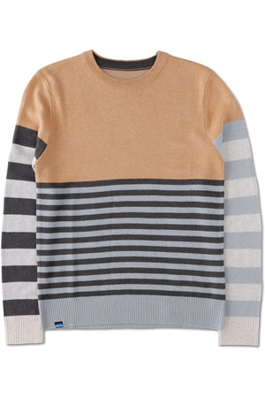 Hillrose Crewneck Sweater - Stripe Fuse