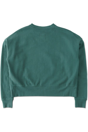 Crew Cropped Fleece - Forest Fox