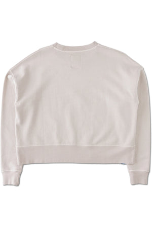 Crew Cropped Fleece - Oatmeal