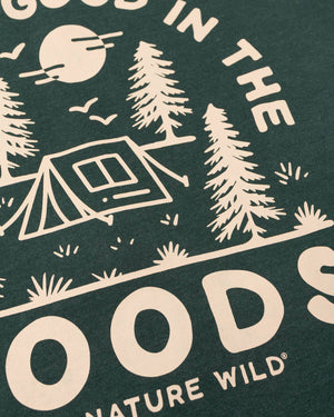 Good In The Woods Zip-Up Hoodie - Heather Forest