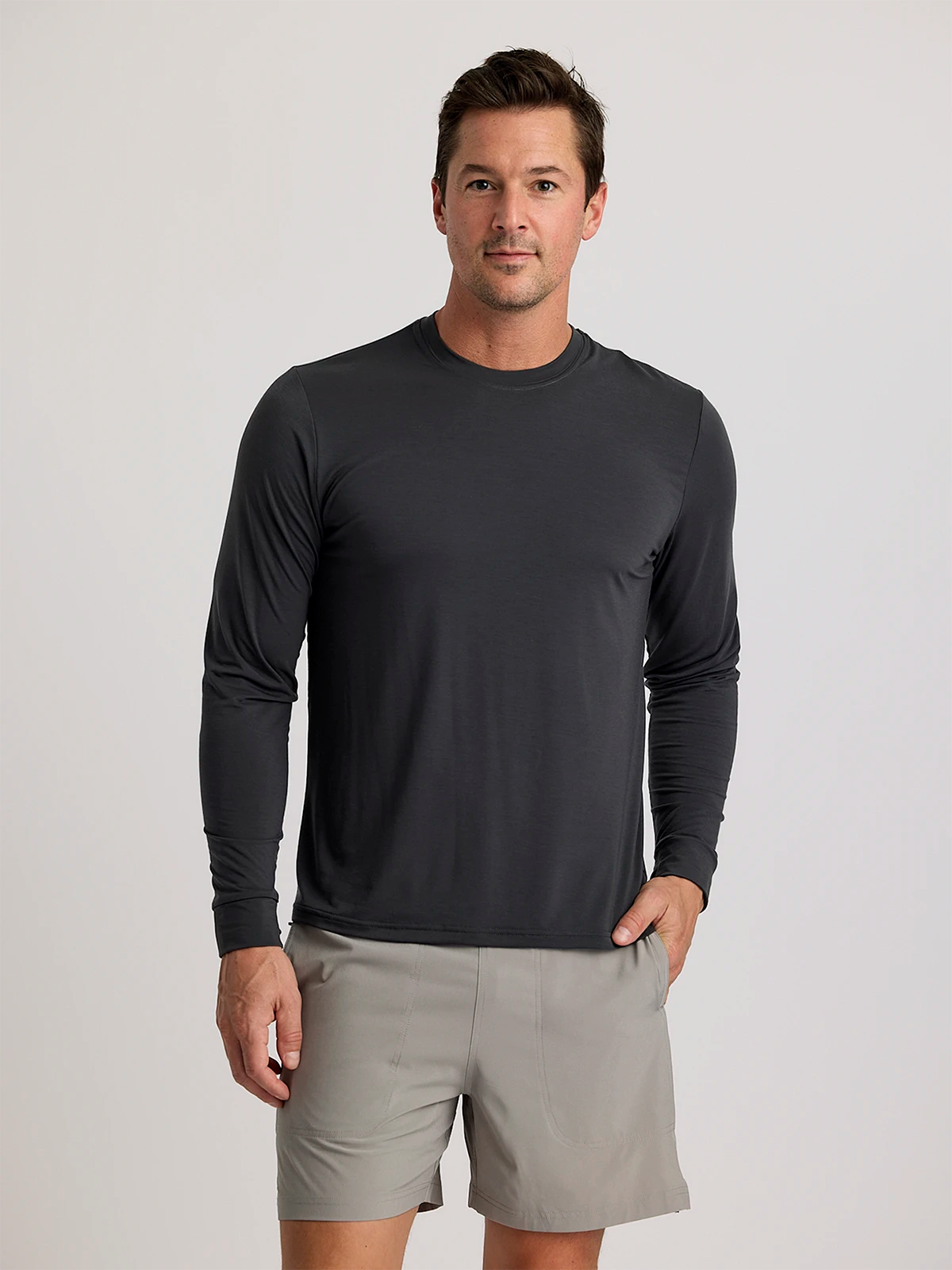 Men's Elevate Lightweight Long Sleeve - Black