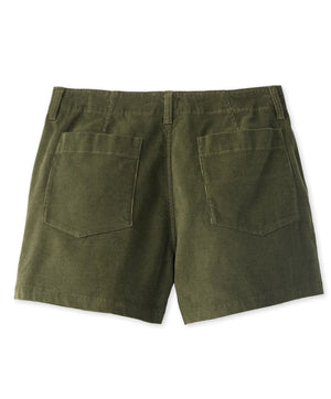 Seventyseven Cord Shorts - Olive Night