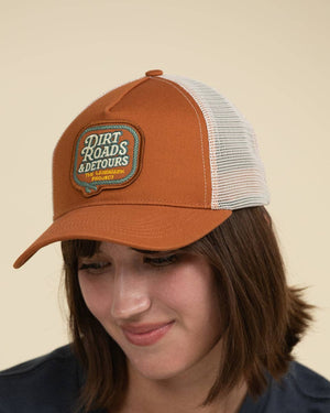 Dirt Roads and Detours Trucker Hat