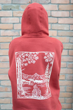 Fireside Unisex Hoodie - Paprika