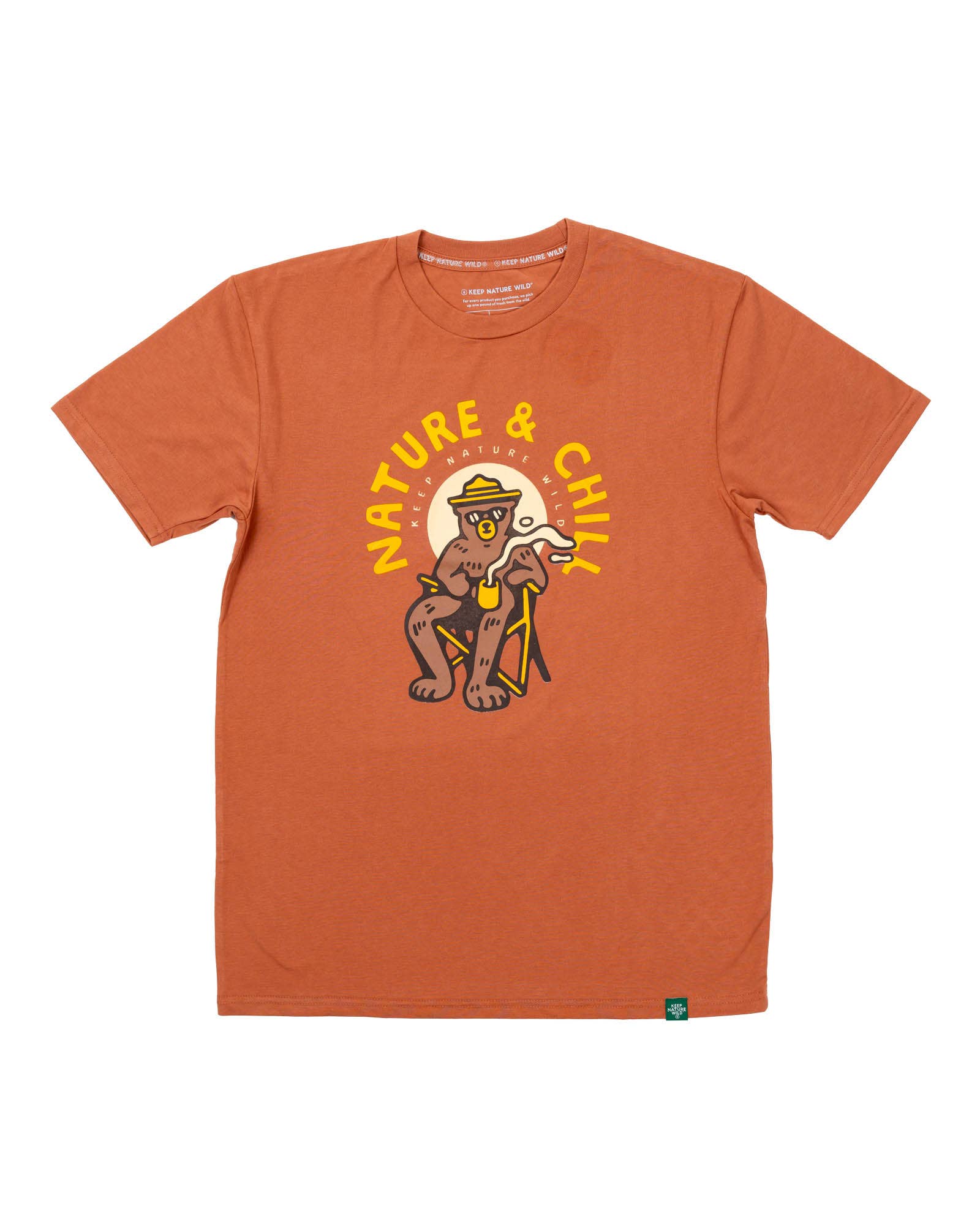 Nature and Chill Unisex Tee - Redwood