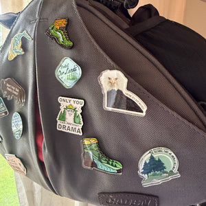 Waterfall Hiking Boot  - Acrylic Pin