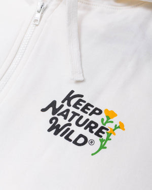 Wild Child Zip-Up Hoodie - Natural