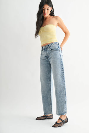Barrel Jean - Light Wash