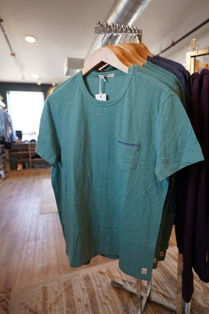 Signature Embroidered Pocket Tee - Deep Sea