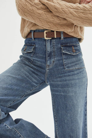 Campbell High Rise Jean - Traditional Vintage Worn