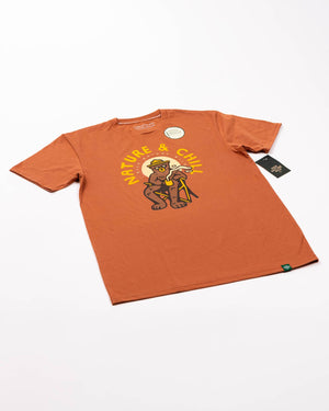 Nature and Chill Unisex Tee - Redwood