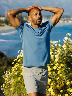 Men's Elevate Lightweight Tee - Bluestone