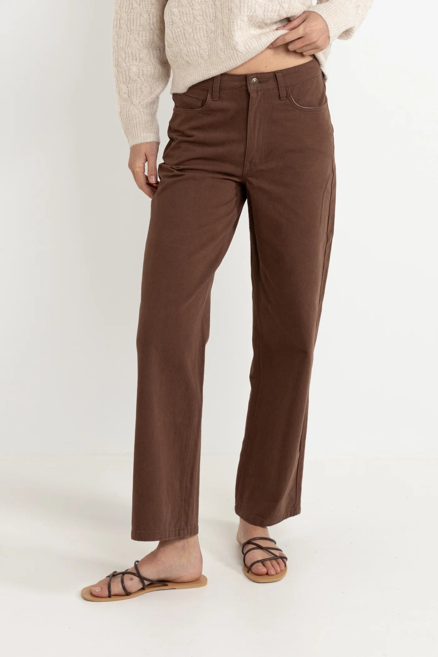 Beyond Relaxed Leg Pant - Chocolate