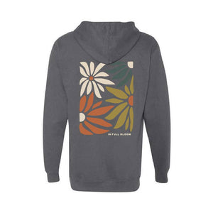 In Full Bloom Unisex Hoodie - Charcoal