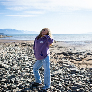 In Full Bloom Unisex Hoodie - Lavender