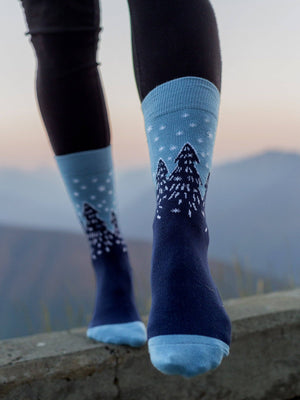 Forest Flurries Socks