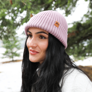 Cuffed Beanie - Mauve
