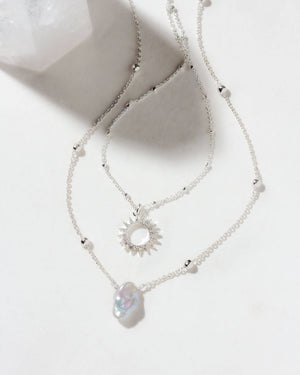 Sun + Sea Keshi Pearl Necklace Set