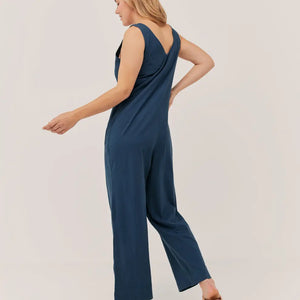 All Ease Lounge Jumpsuit - French Navy