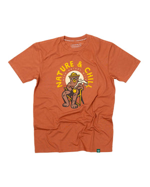Nature and Chill Unisex Tee - Redwood