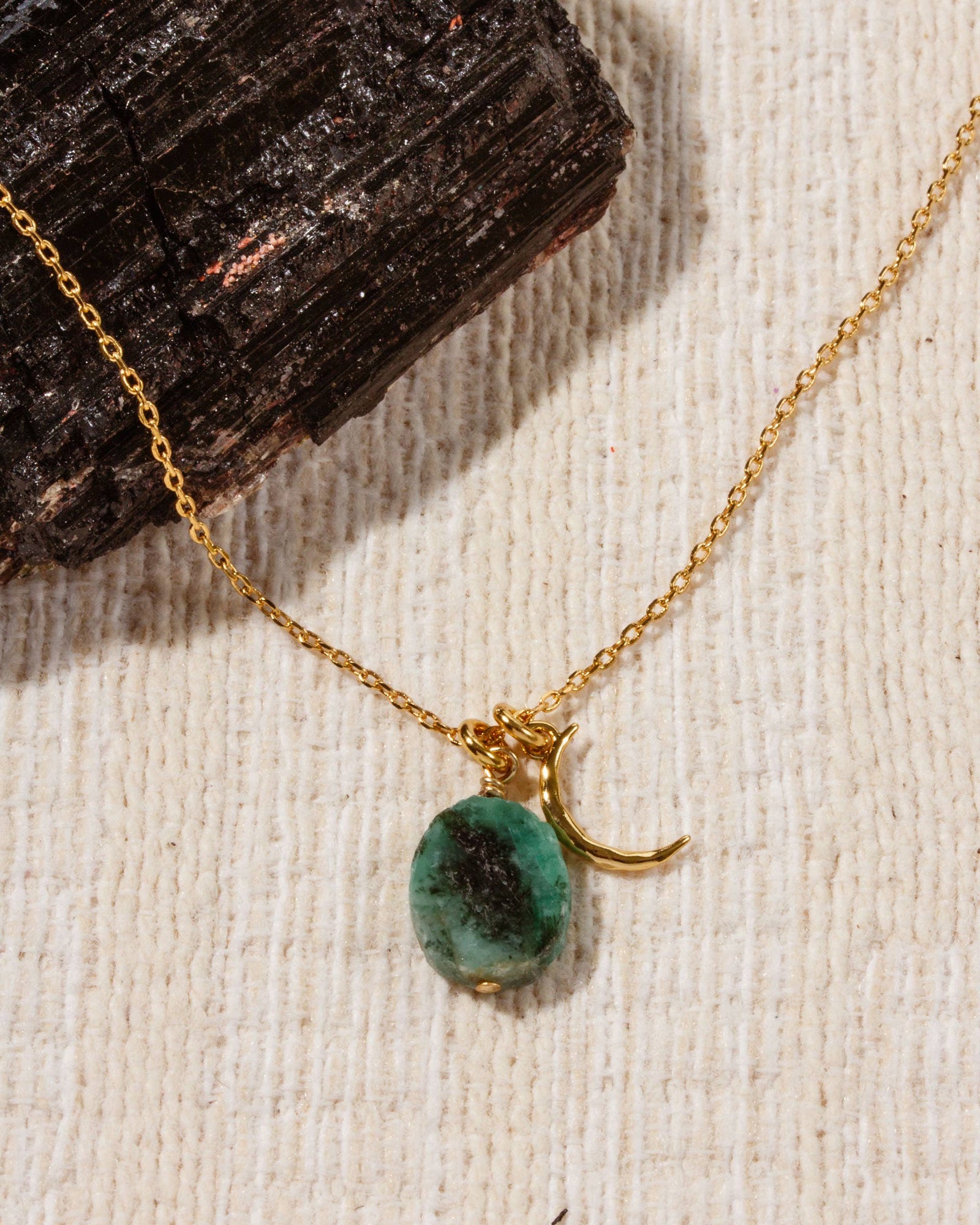 Celestial Being Necklace- Emerald