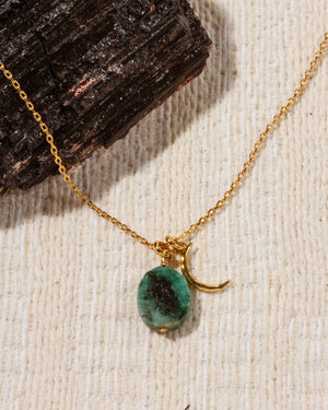 Celestial Being Necklace- Emerald